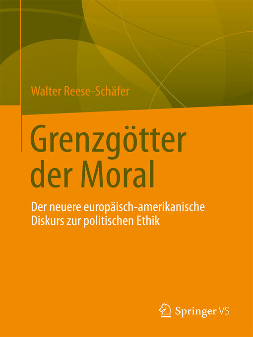 Title details for Grenzgötter der Moral by Walter Reese-Schäfer - Available